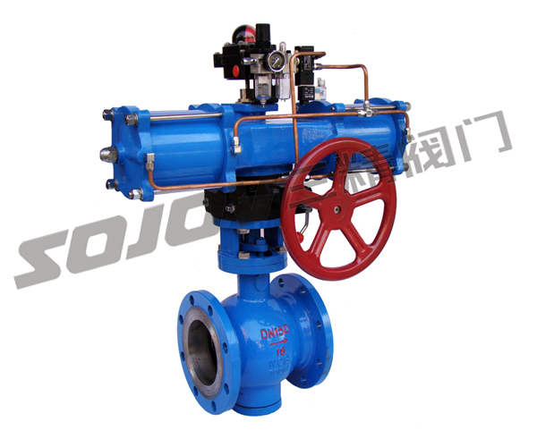 VQ647H气动V型调节球阀