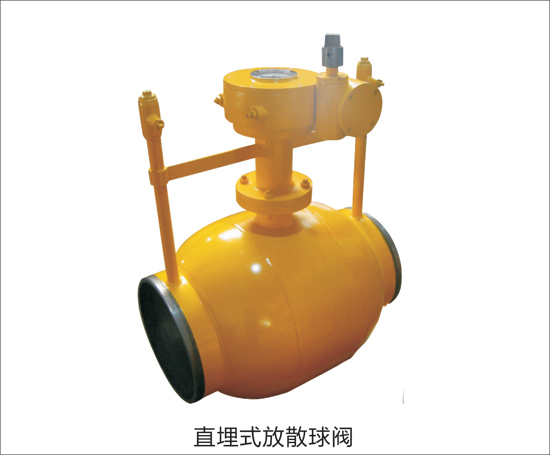 MQ61F直埋式放散全焊接球阀